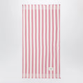 Tekla Pink/white striped beach towel