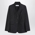 Max Mara Midnight blue jacket in cotton denim effect