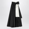 Max Mara Pianoforte Sleeveless dress in black taffeta