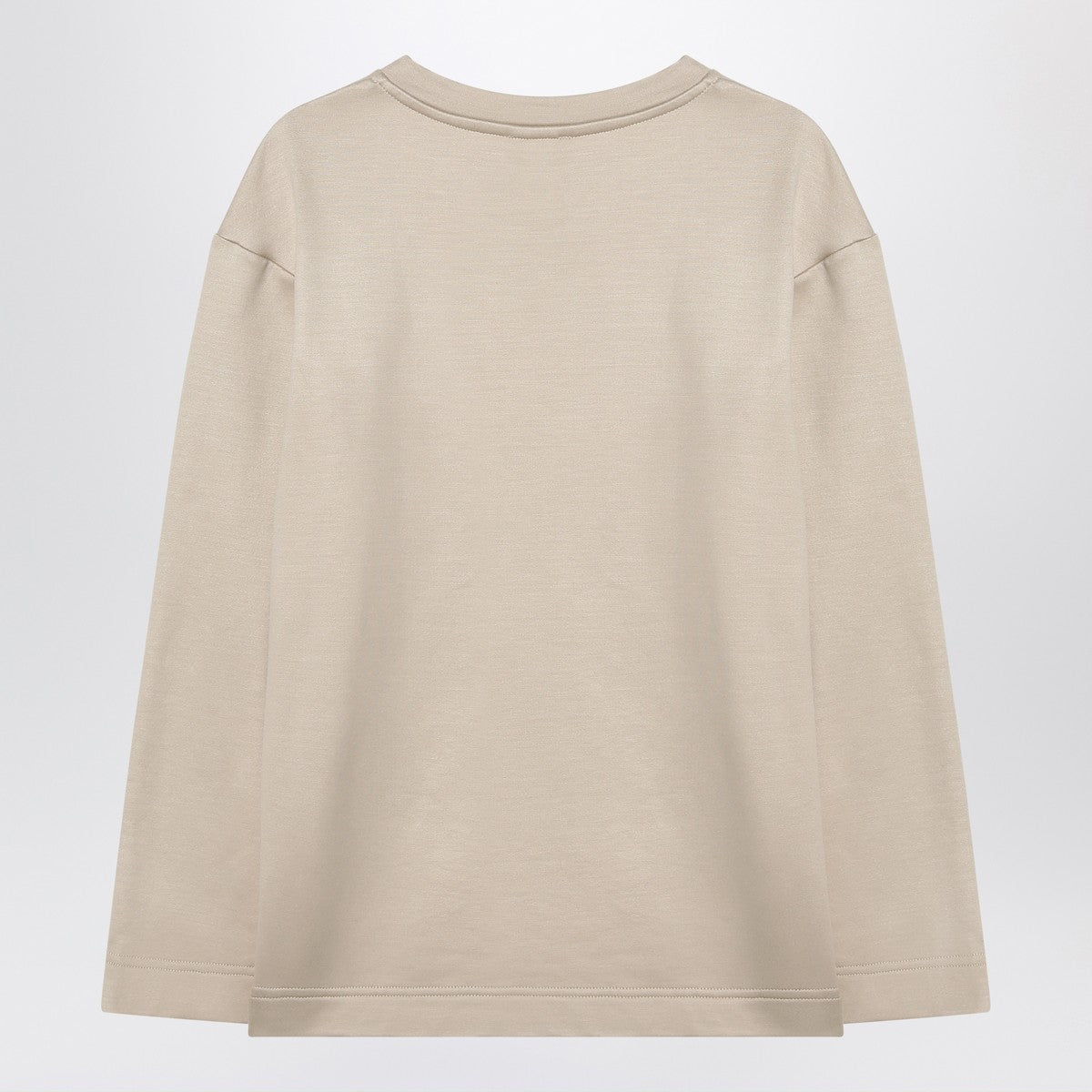 Max Mara Beige sweatshirt in silk blend