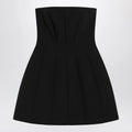 Max Mara Pianoforte Black bustier dress in sablé
