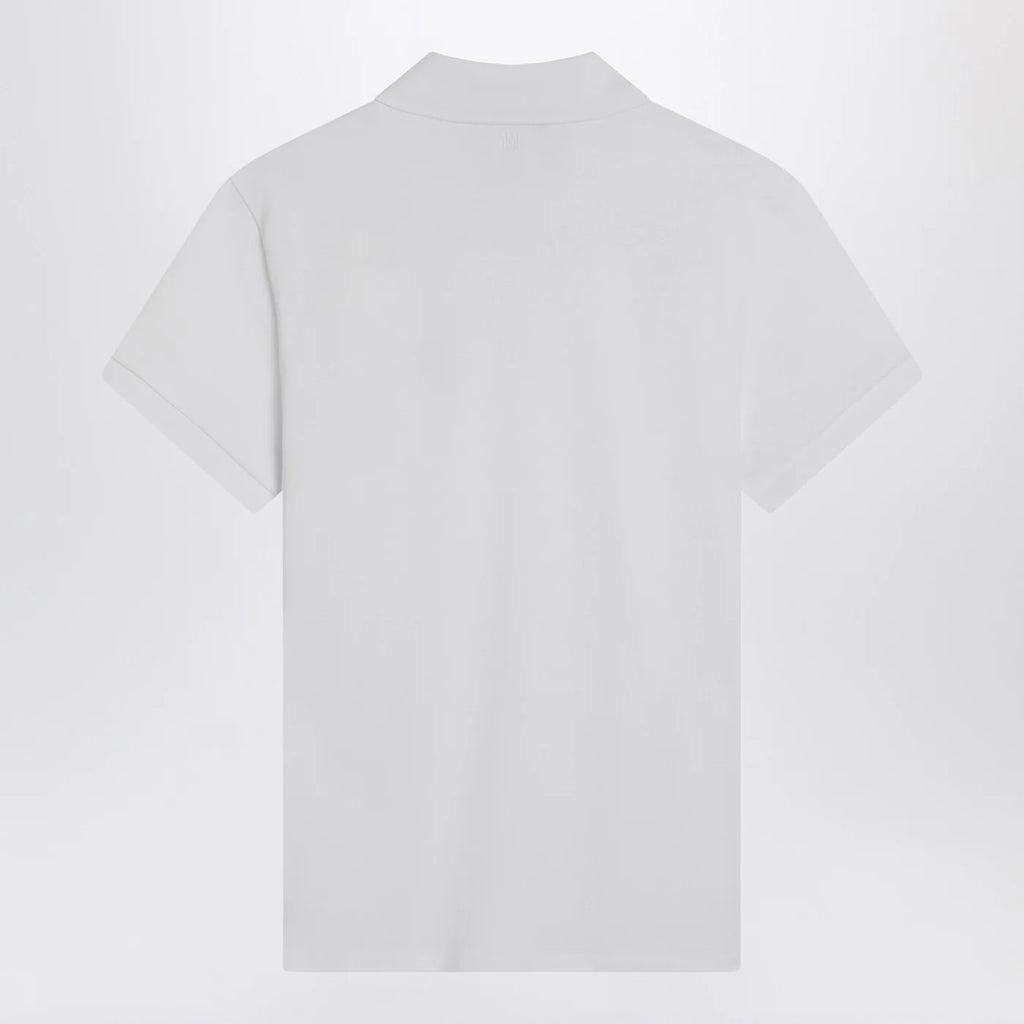 Ami Paris White Ami De Coeur polo shirt