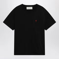 Ami Paris Black Ami De Coeur T-shirt
