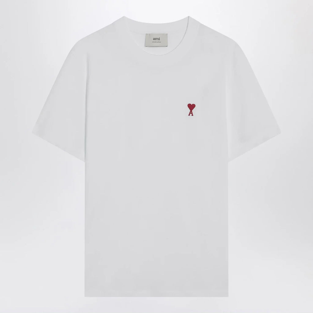 Ami Paris Ami De Coeur white T-shirt