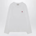 Ami Paris White Ami De Coeur sweater