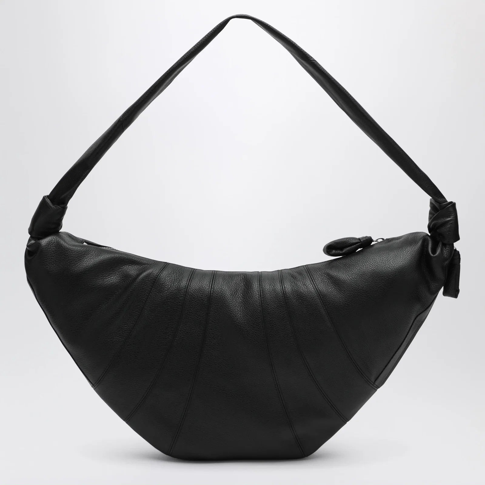 LEMAIRE Large black croissant bag