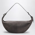 LEMAIRE Greige Quiver Clip suede bag
