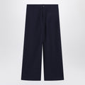 Acne Studios Navy blue satin trousers