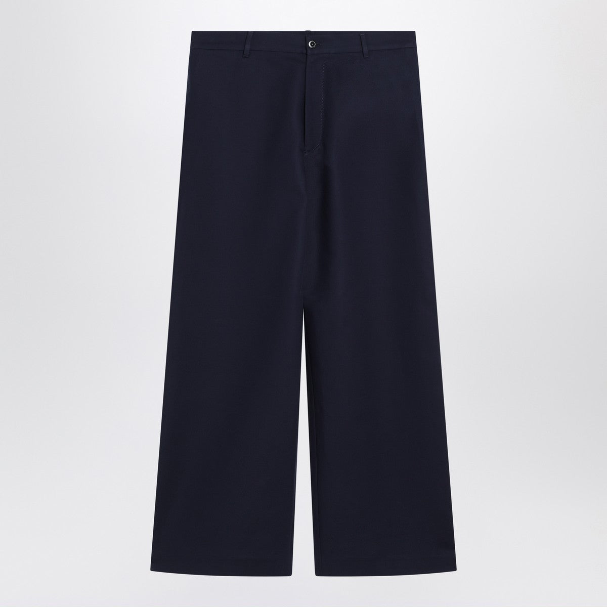 Acne Studios Navy blue satin trousers