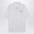 Givenchy White poplin shirt with logo print