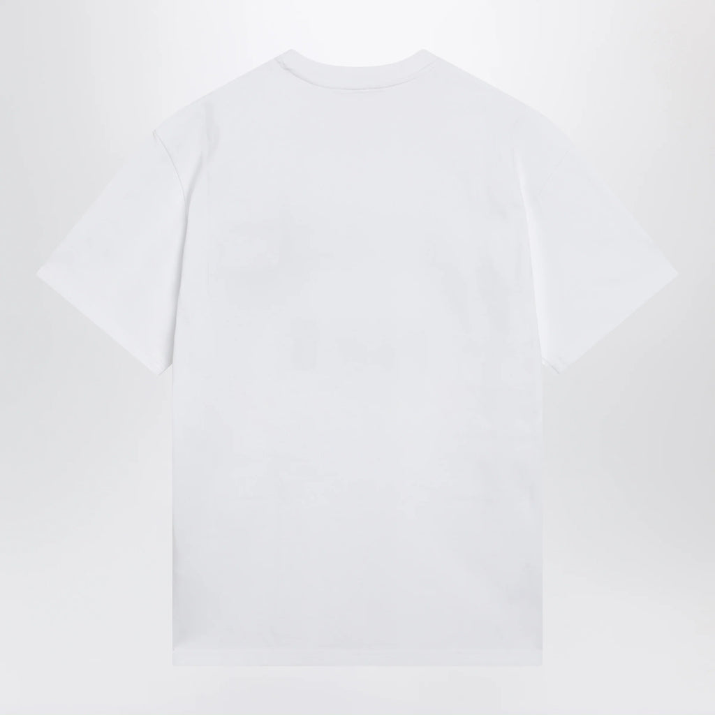 Givenchy White T-shirt with logo embroidery
