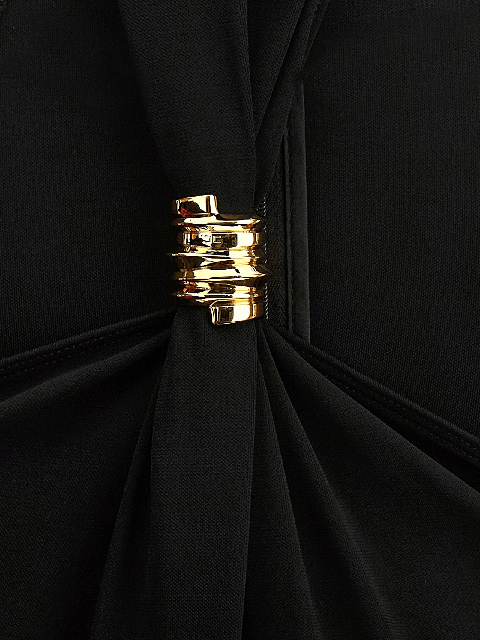 Elisabetta Franchi Jewel Detail Bodysuit