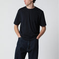 STUDIO NICHOLSON Bric T-shirt blue regular fit