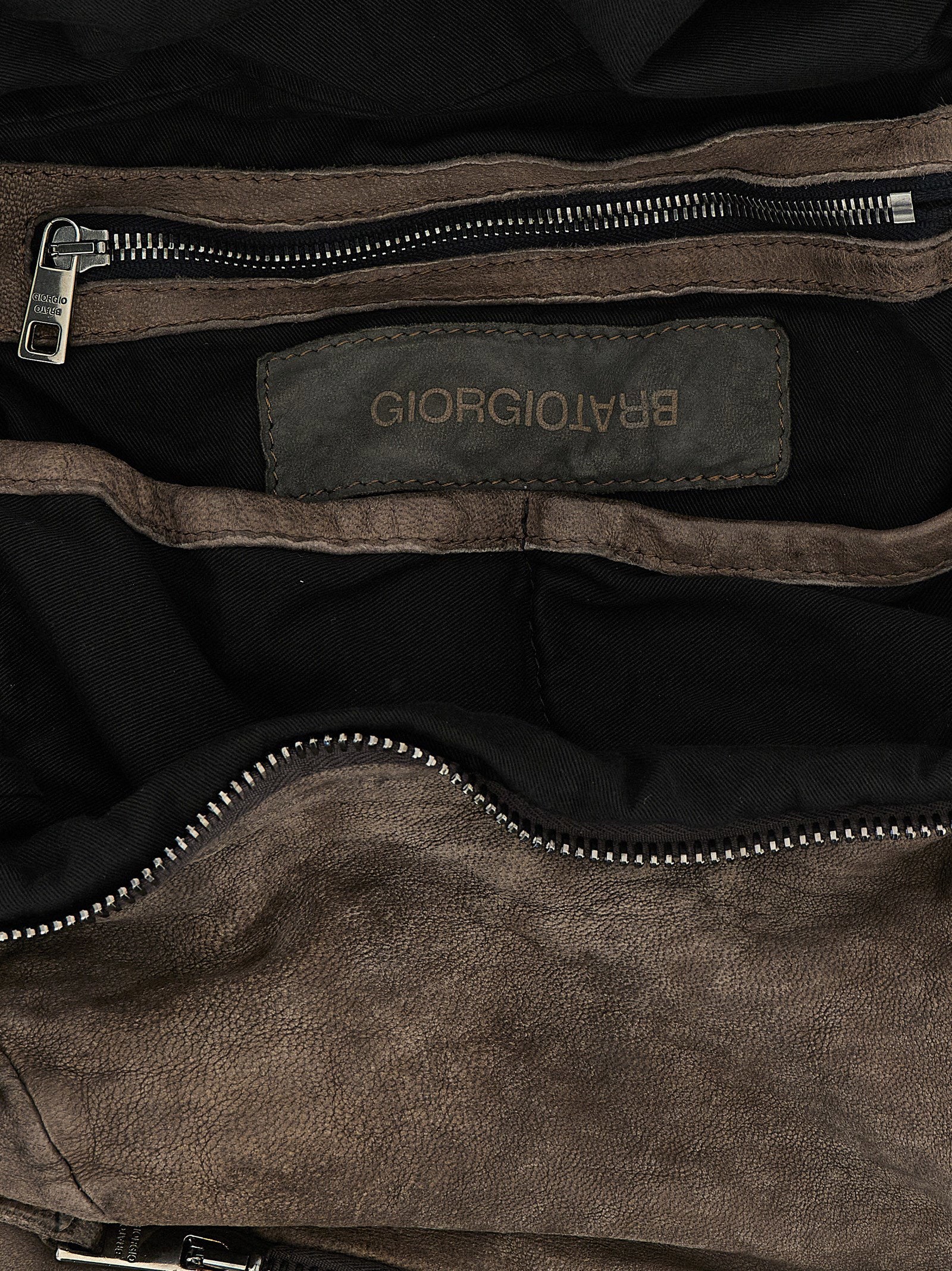 Giorgio Brato Leather Backpack