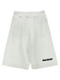 Balmain Kids Logo Print Bermuda Shorts