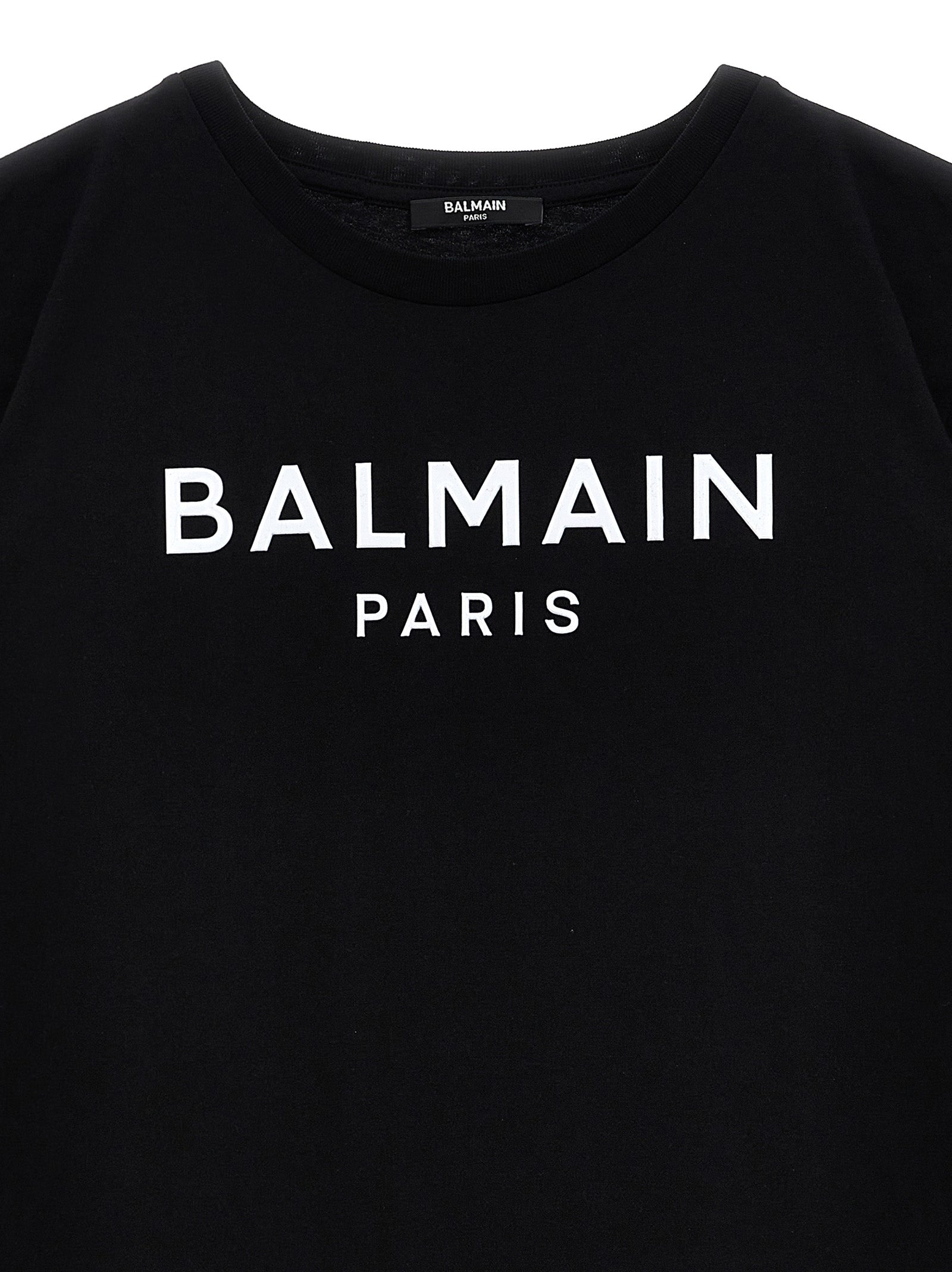 Balmain Kids Embossed Logo Dress