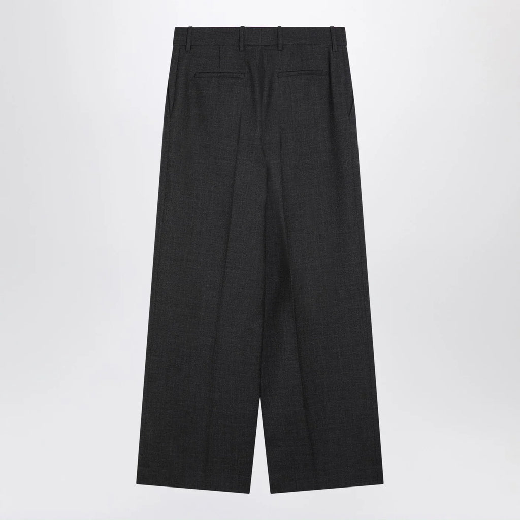 Givenchy Dark grey wool wide trousers