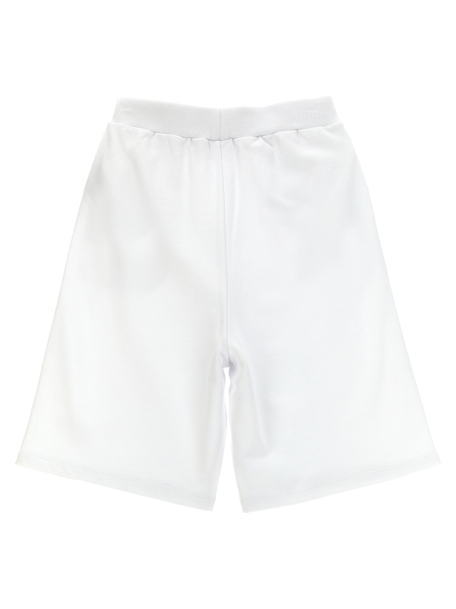 Balmain Kids Embossed Logo Bermuda Shorts