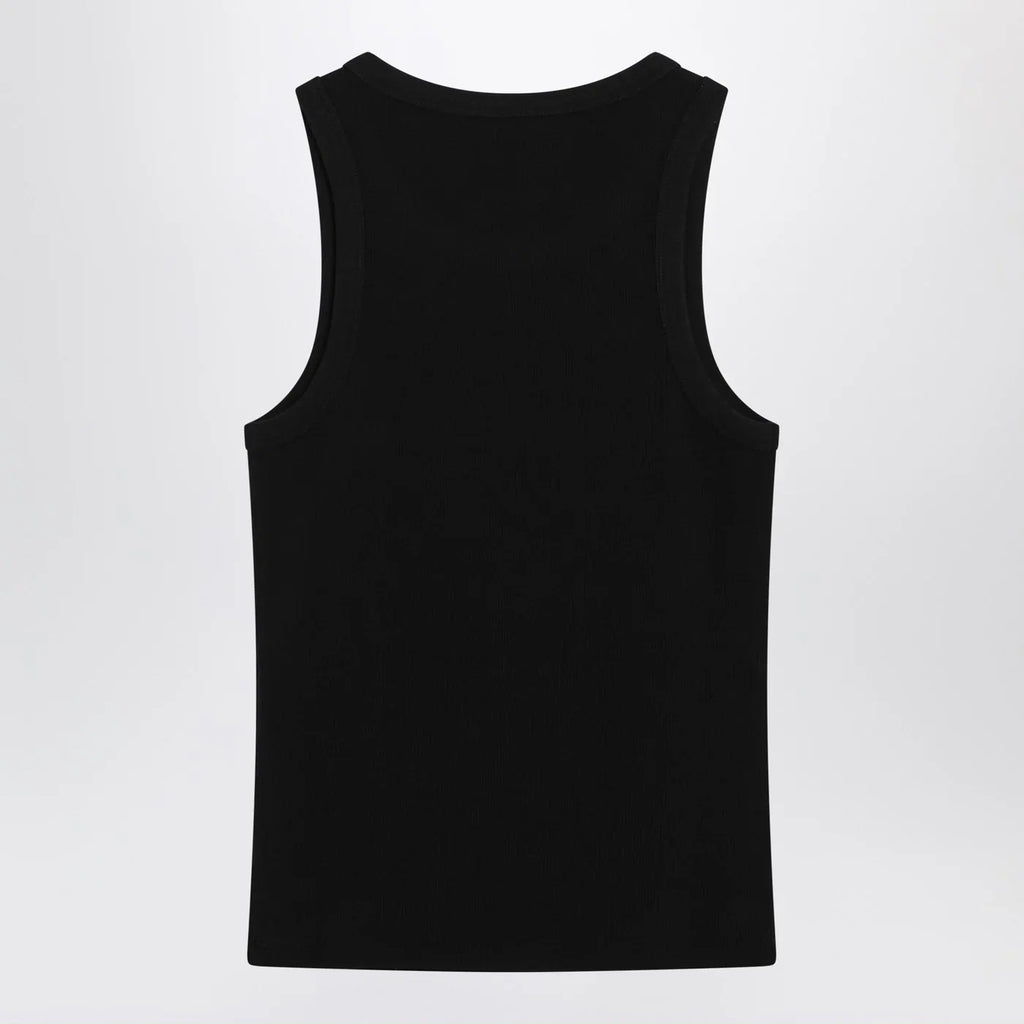 Givenchy Black slim-cut tank top with logo
