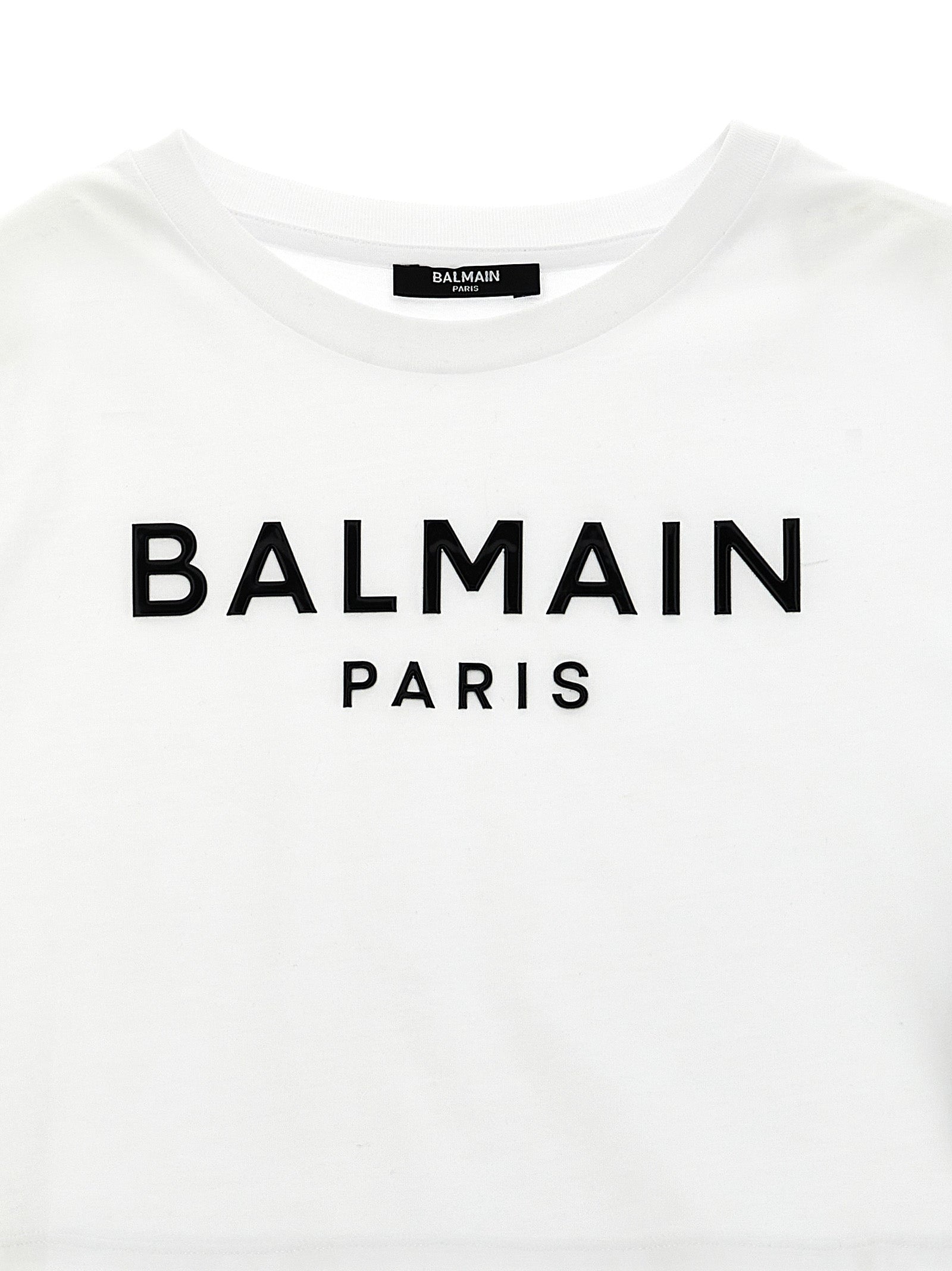 Balmain Kids Embossed Logo T-shirt