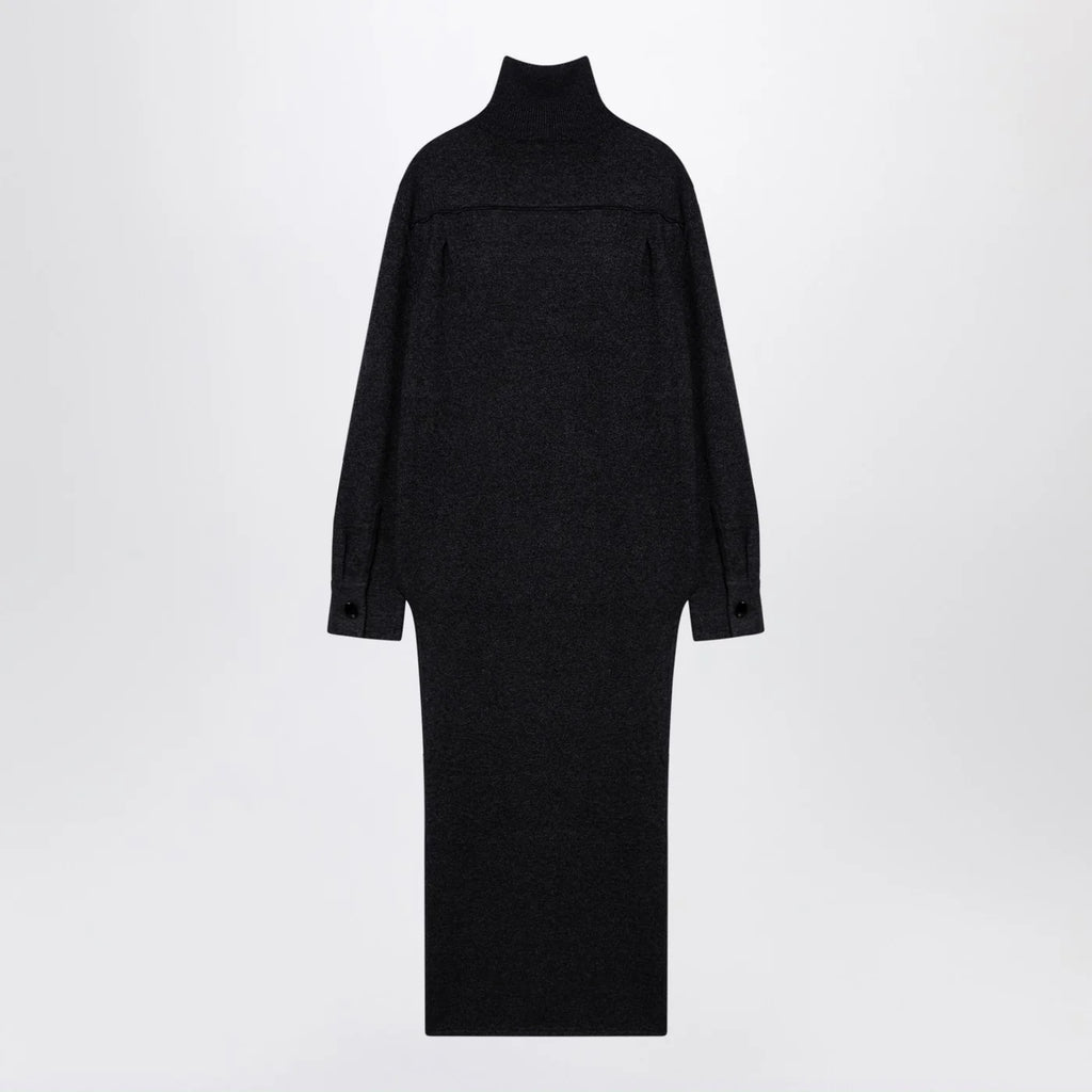 Givenchy Dark grey turtleneck with drawstring