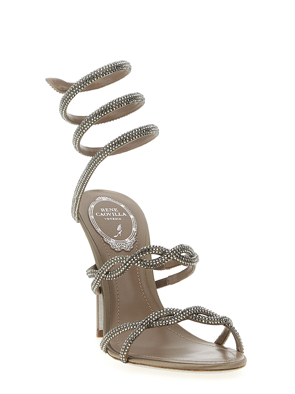 René Caovilla Braid Cleo Sandals