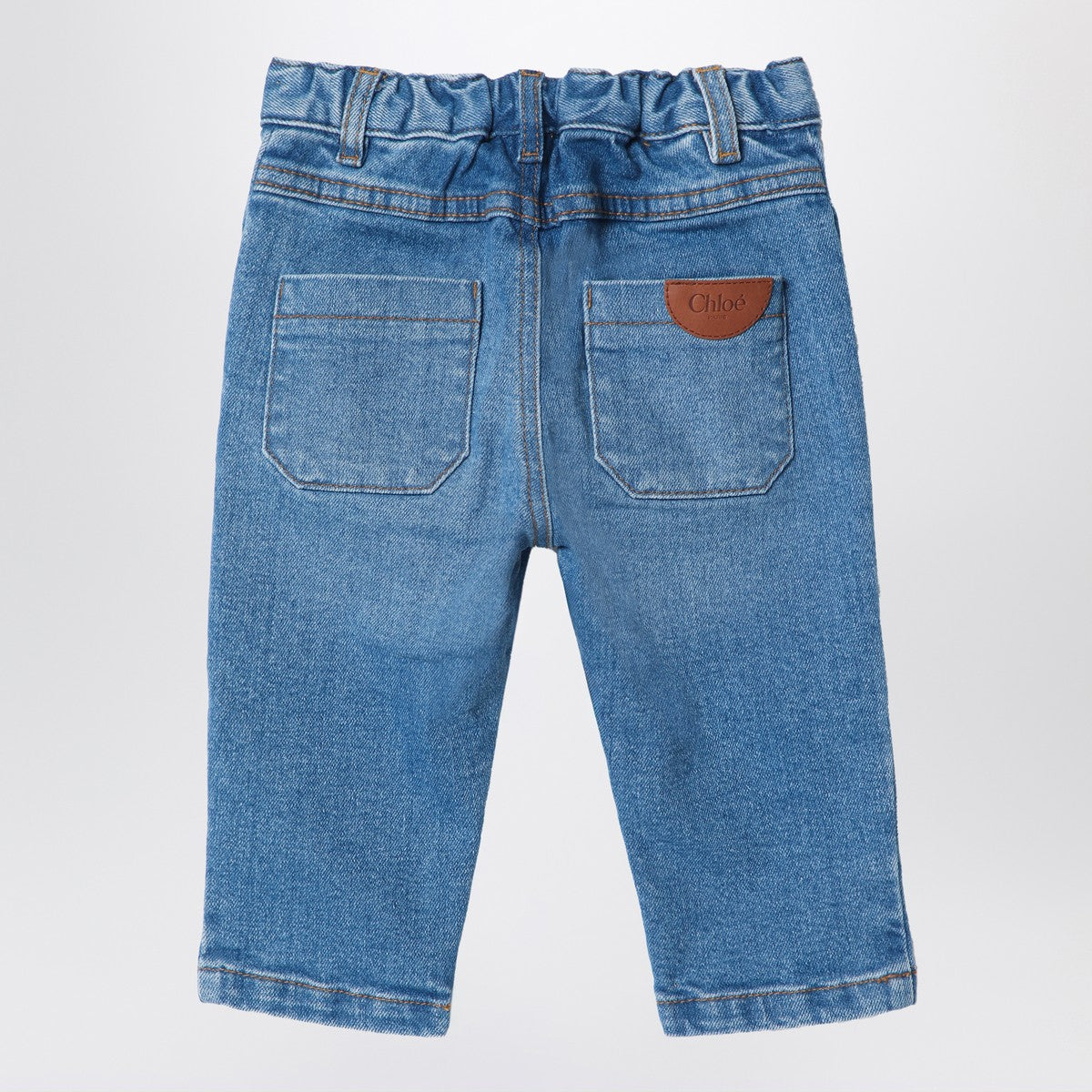 Chloé Blue washed-effect jeans