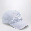 Acne Studios Faded light blue baseball cap with logo