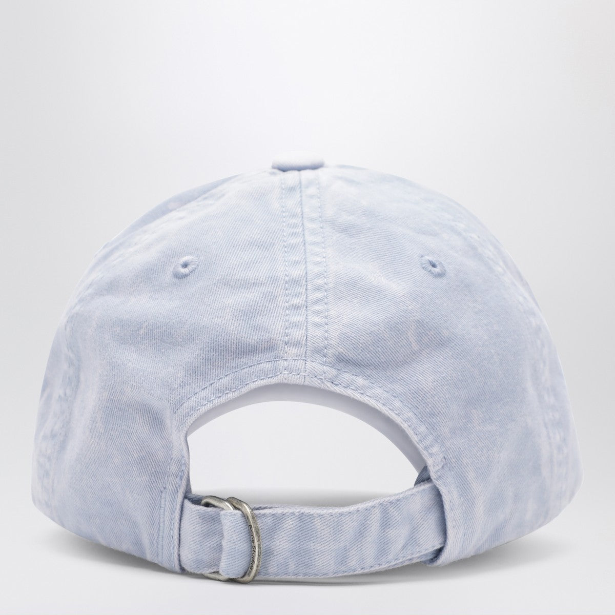 Acne Studios Faded light blue baseball cap with logo