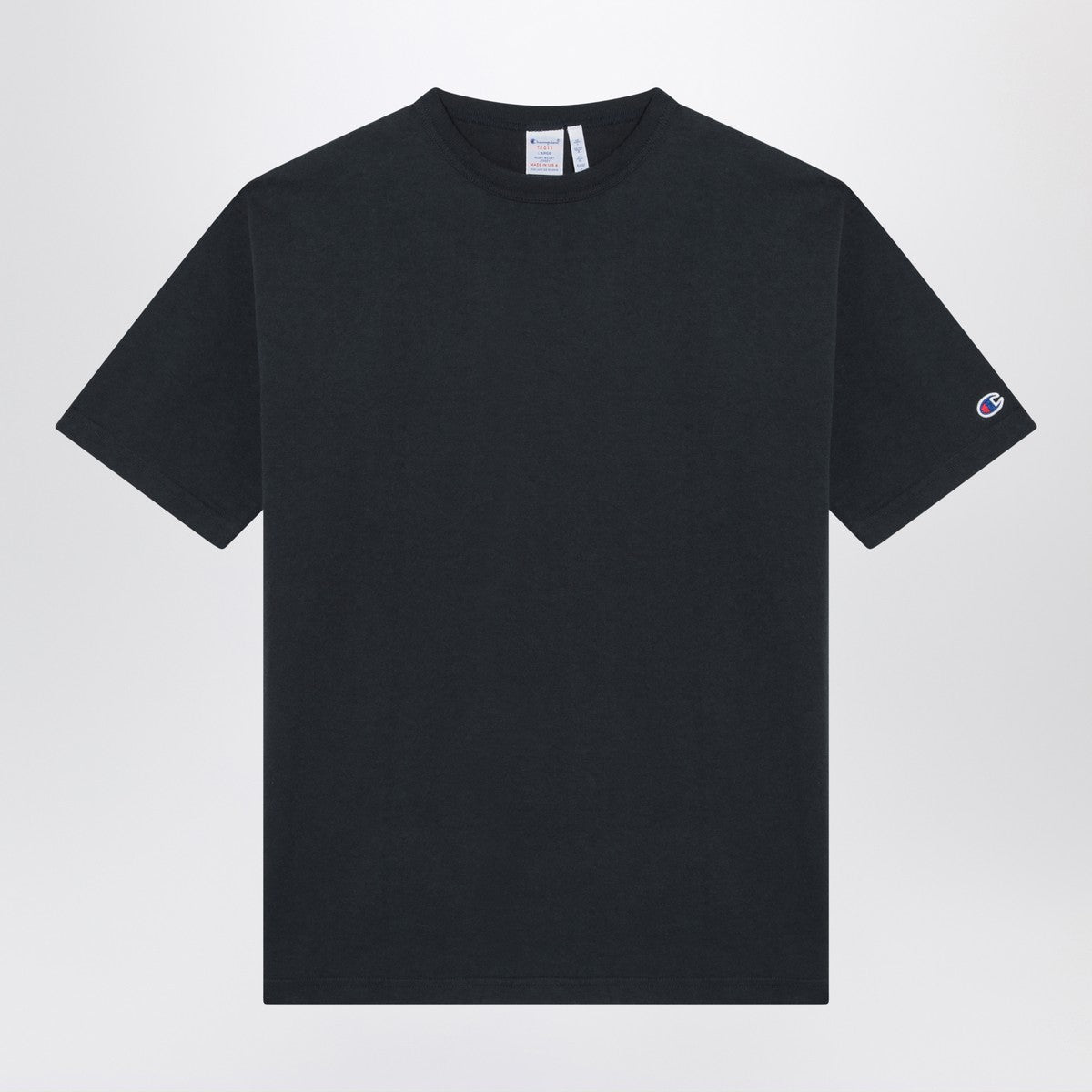 Champion Navy blue cotton crew-neck T-shirt
