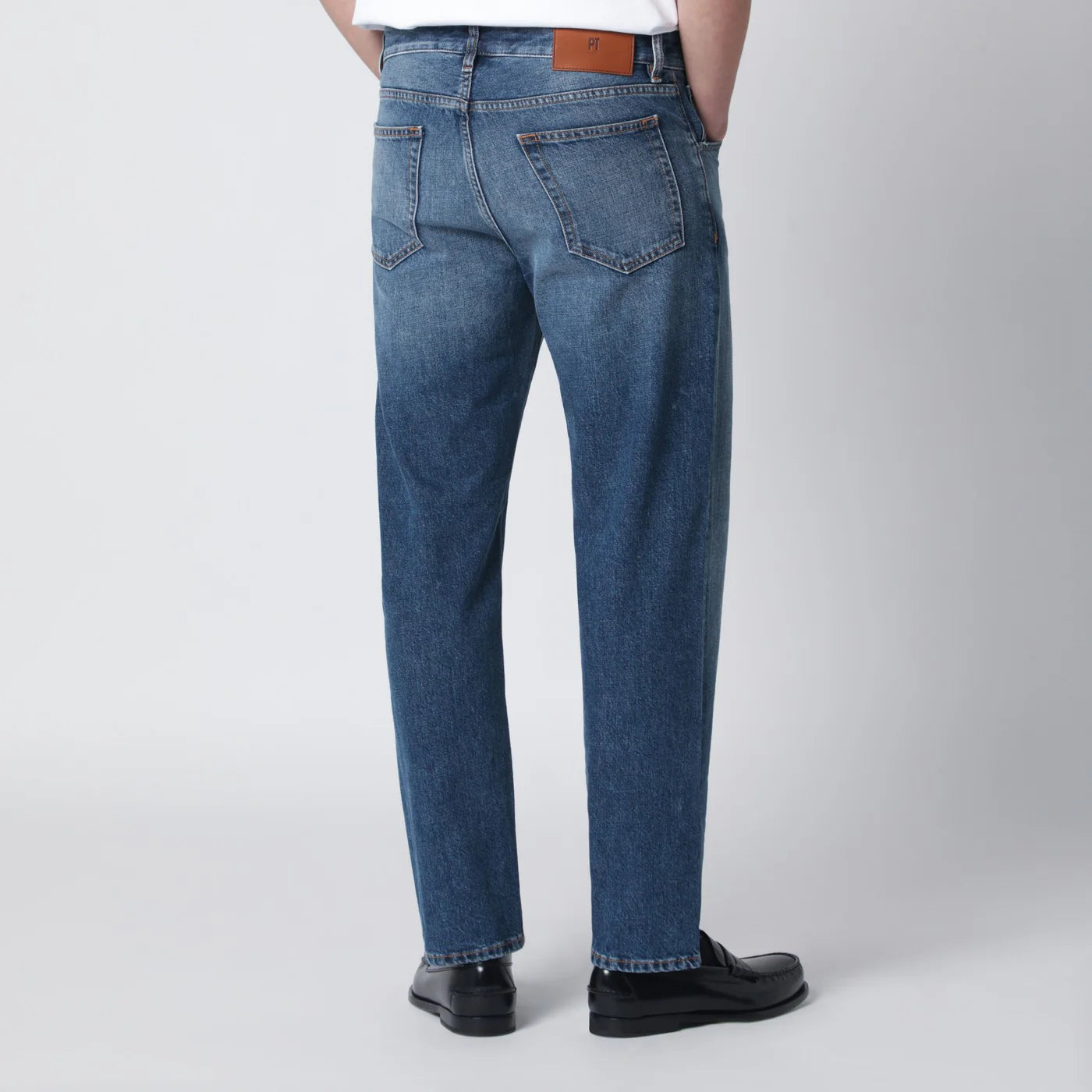 PT Torino Denim Mid-blue washed Rebel jeans