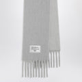 Acne Studios Grey/light grey scarf in wool and alpaca blend