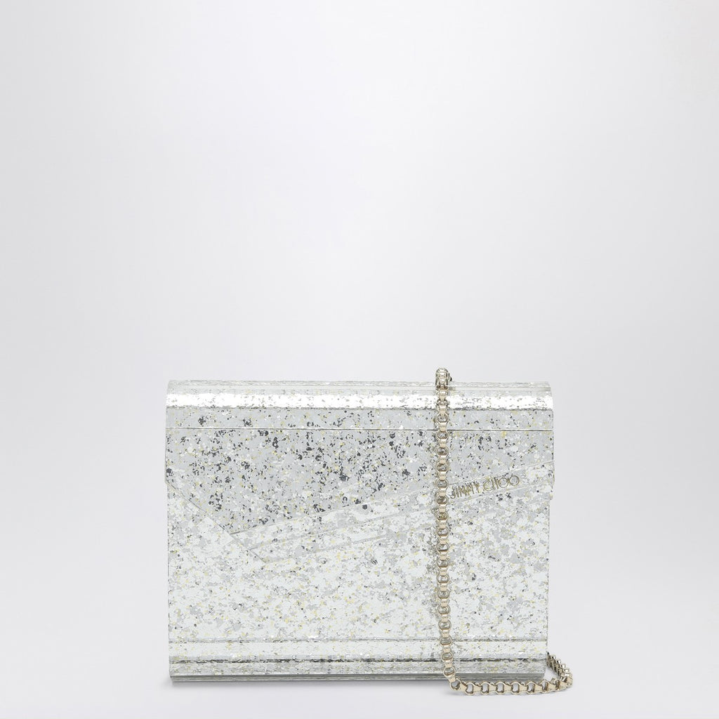 Jimmy Choo Champagne-coloured Candy clutch