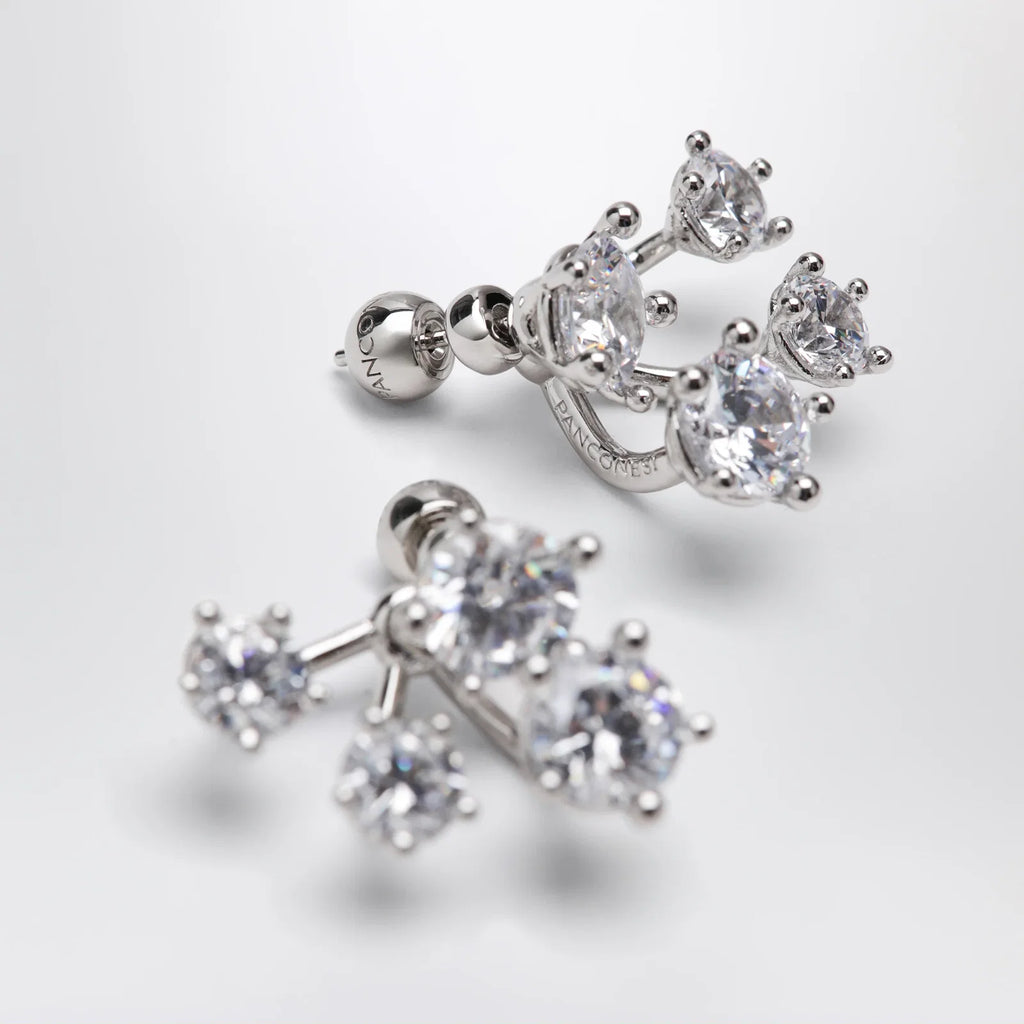 PANCONESI Constellation Earrings with Zirconia