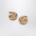 PANCONESI Serpent Hoops Extra Small earrings in gold tone