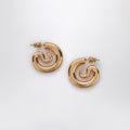 Panconesi Serpent Hoops Extra Small earrings in gold tone
