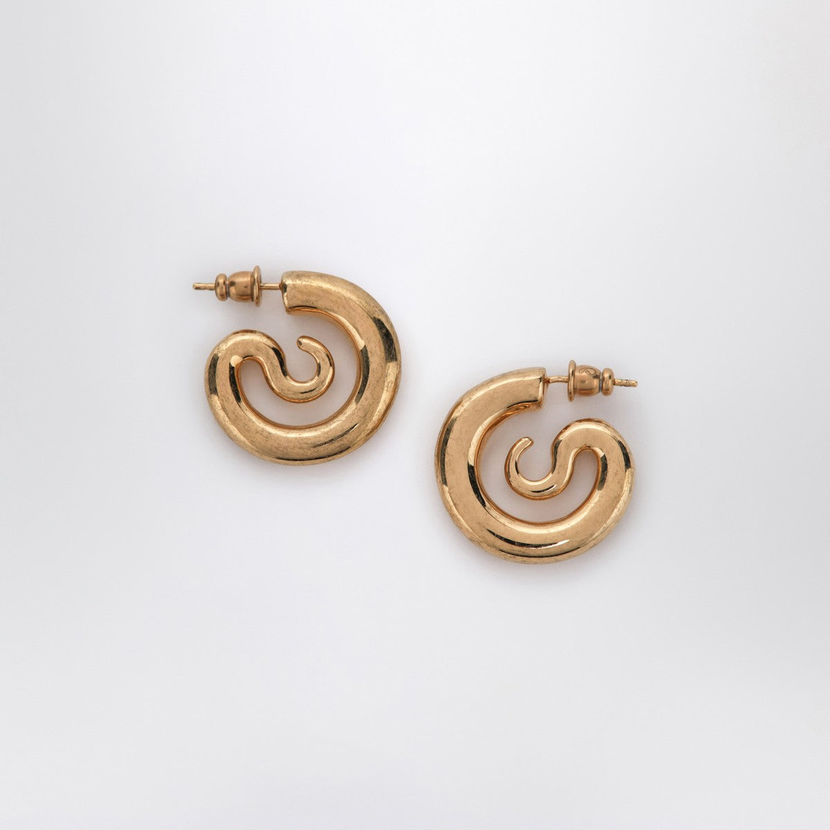 Panconesi Serpent Hoops Extra Small earrings in gold tone