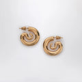 PANCONESI Serpent Hoops Extra Small earrings in gold tone