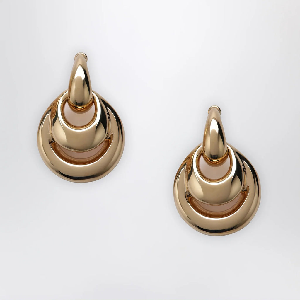 PANCONESI Gold-Tone Blow Up Drop Earrings