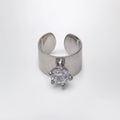 PANCONESI Armour Ring Small with Diamonds