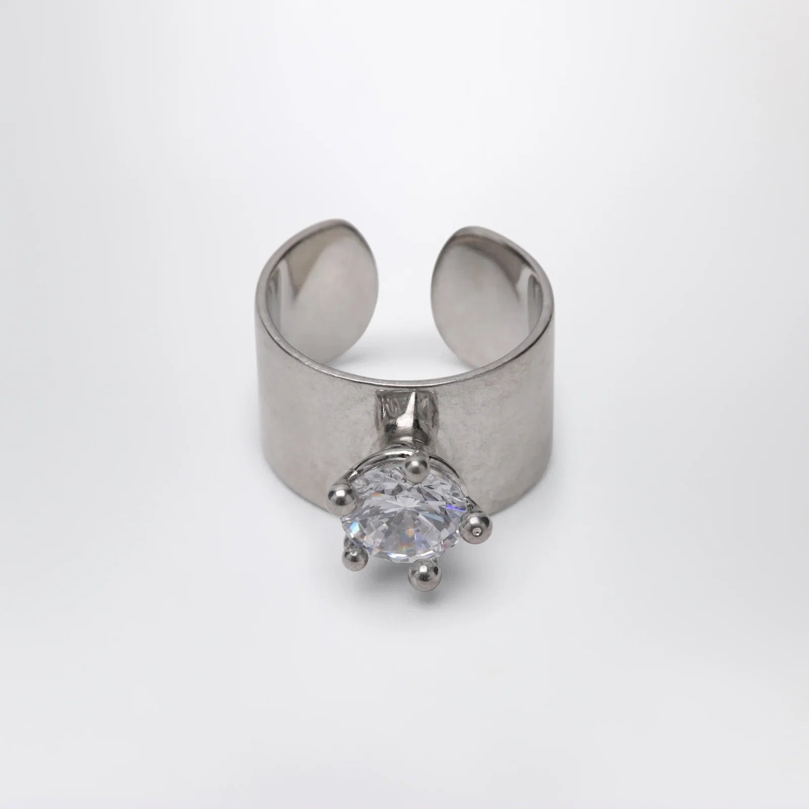 PANCONESI Armour Ring Small with Diamonds