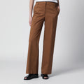 PT Torino Francoise beige cotton-blend trousers