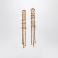 Chloé Gold-tone earrings with logo lettering