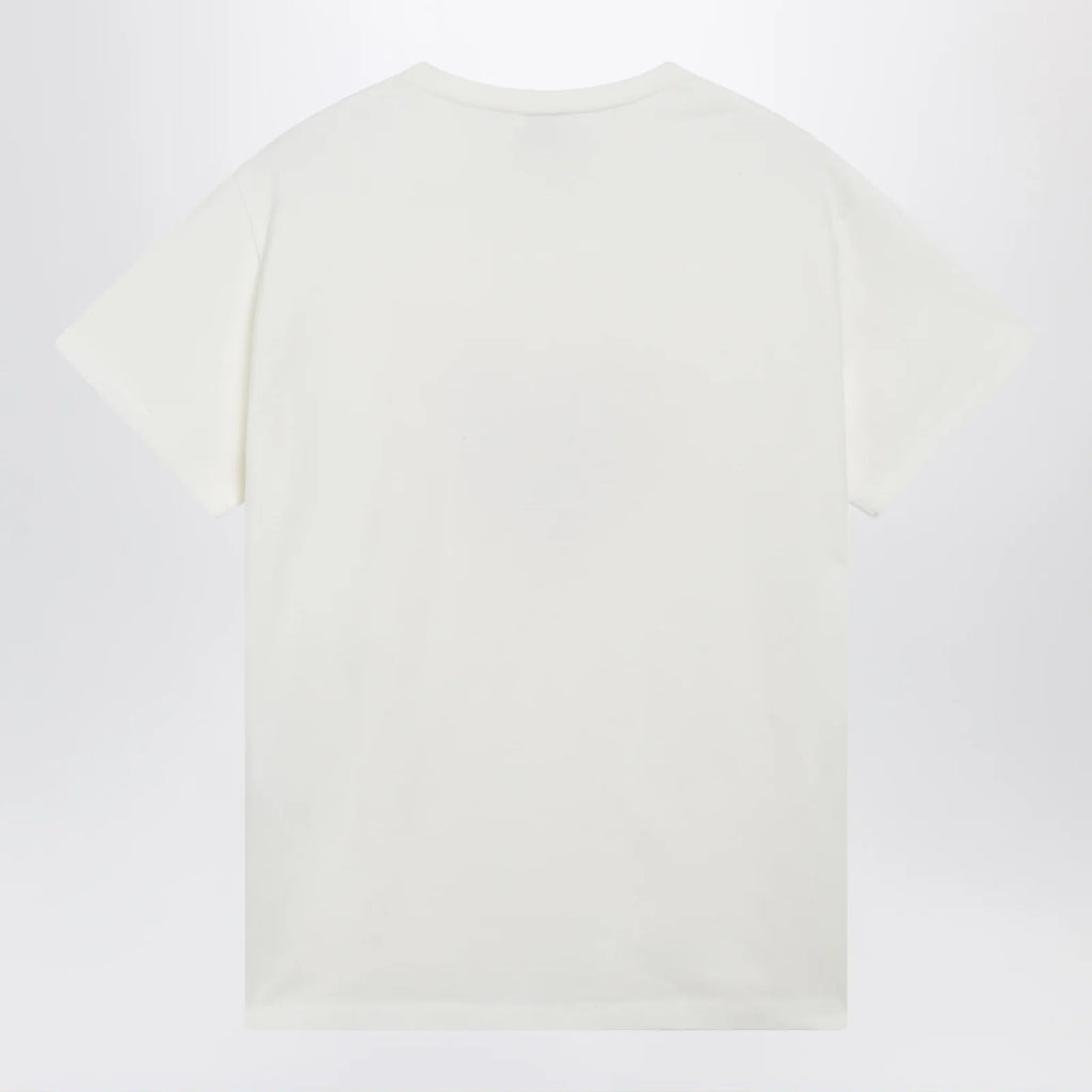 Chloé White T-shirt with cherry logo print