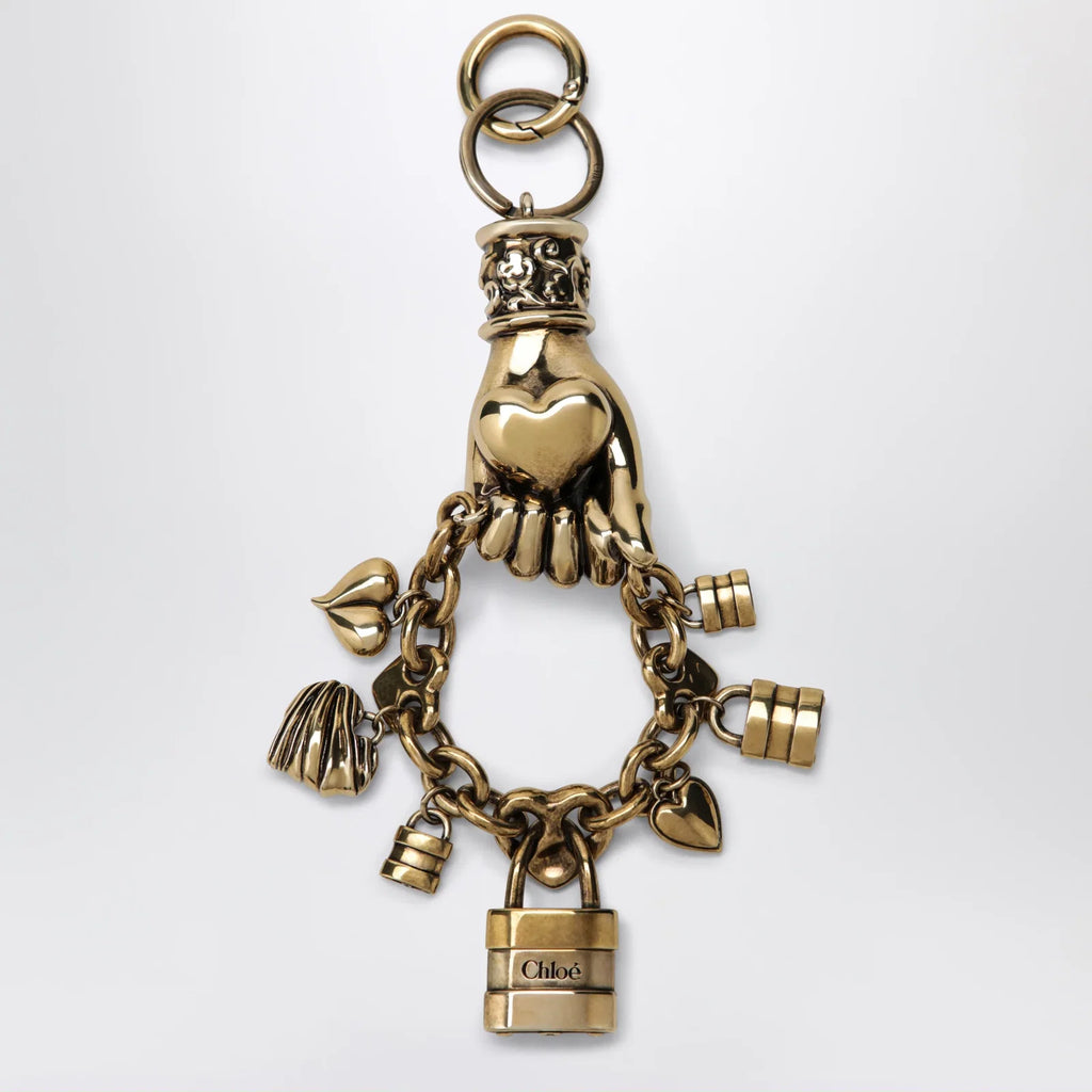 Chloé Symbols Hand & Heart bag charm