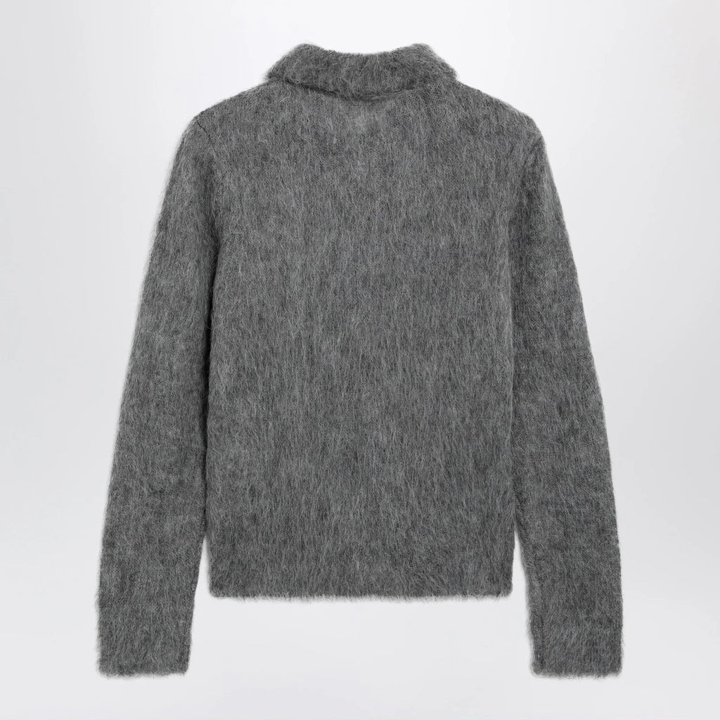 Chloé Smoke grey alpaca-blend cardigan