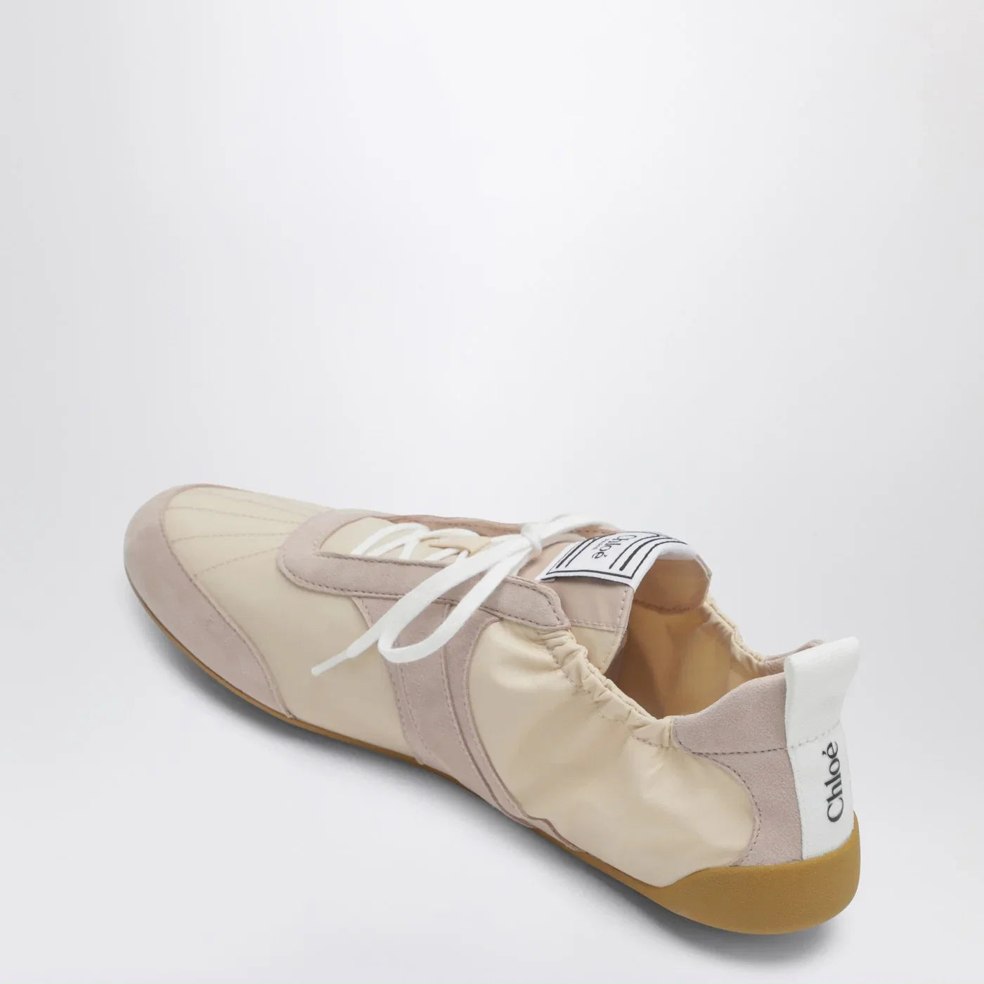Chloé Kick Sneakers in Blushy Beige