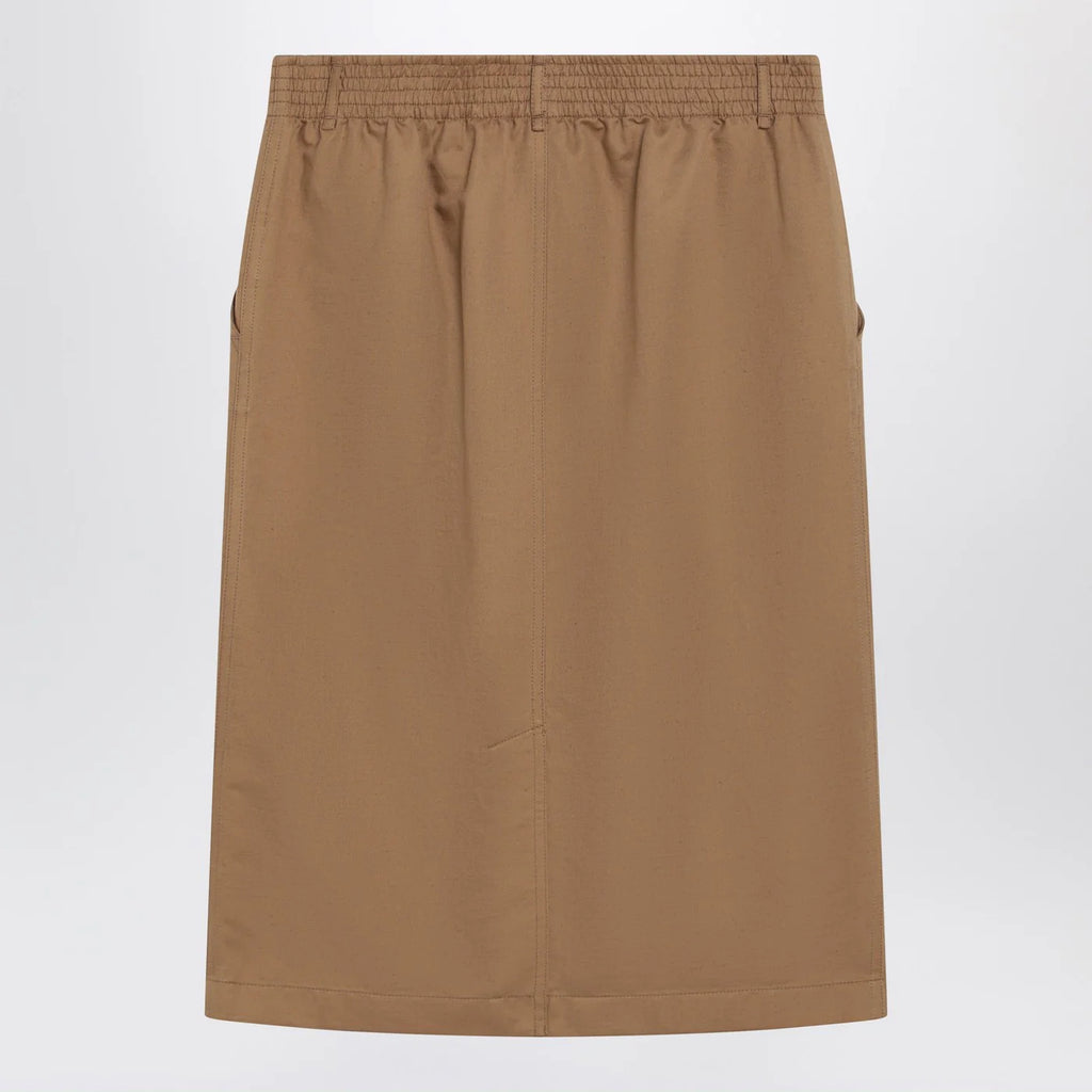 Chloé Beige midi pencil skirt