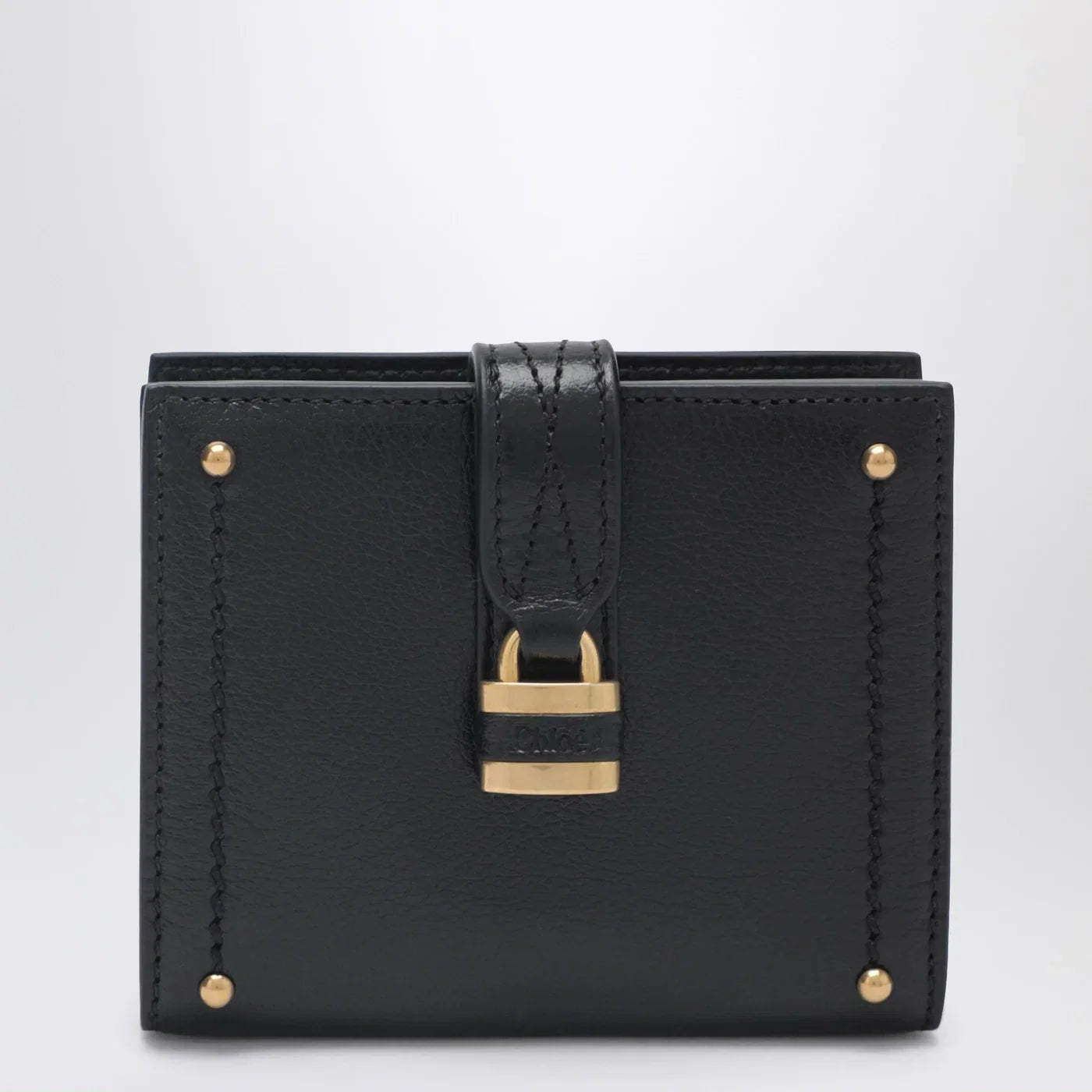 Chloé Paddington square wallet in black leather
