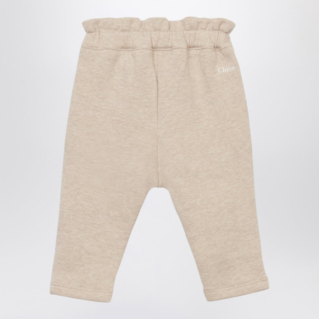 Chloé Beige cotton trousers
